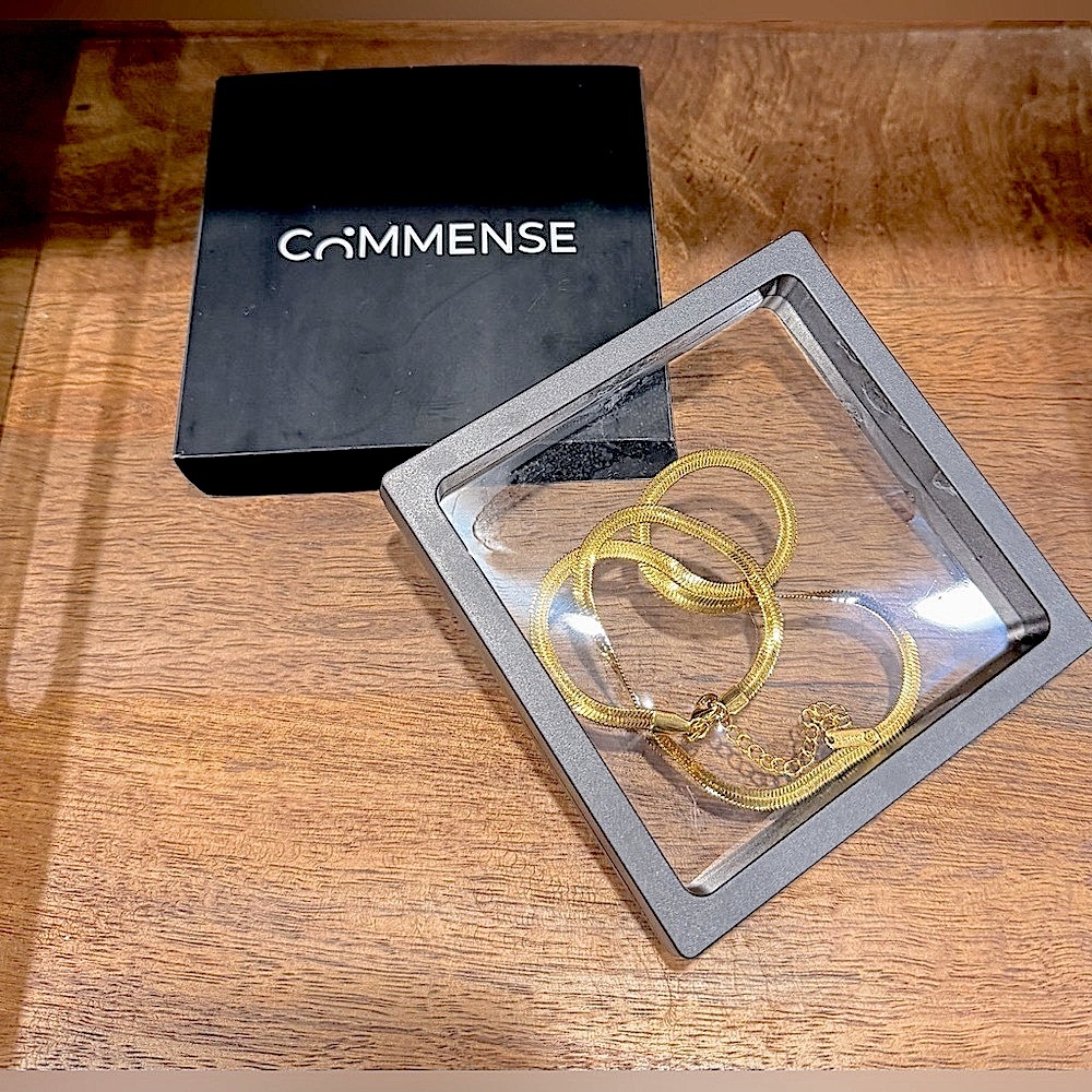 Commense Minimalist Snake Chain Necklace - Picture 4 of 4